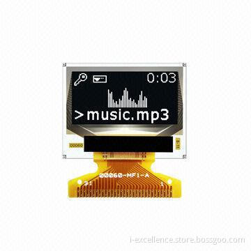 0.96-inch OLED Display Module, Available in White Color, High Brightness and Slim Size
